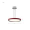 Nuvo Bandon, 20 Inch LED Pendant, Gray with Red Wrap, Acrylic Lens 62/3011 - alternate 4